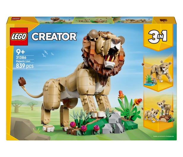 LEGO CREATOR 31386 Dzikie zwierzęta: dumny lew - 1529741 - zdjęcie